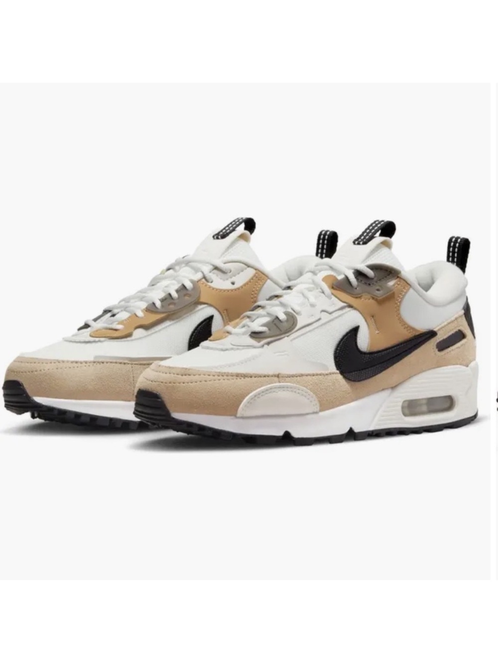 Nike Air Max 90 Futura Sneaker (Women) Size 8 Phantom/ Black/ Hemp/ Sand